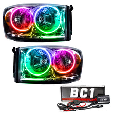 Load image into Gallery viewer, 2007-2008-Dodge-Ram-Pre-Assembled-Led-Halo-Headlights