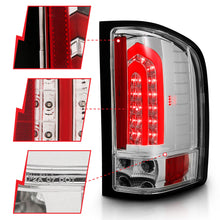 Load image into Gallery viewer, 2007-2013-Chevrolet-Silverado-1500-Led-Taillights-Chrome