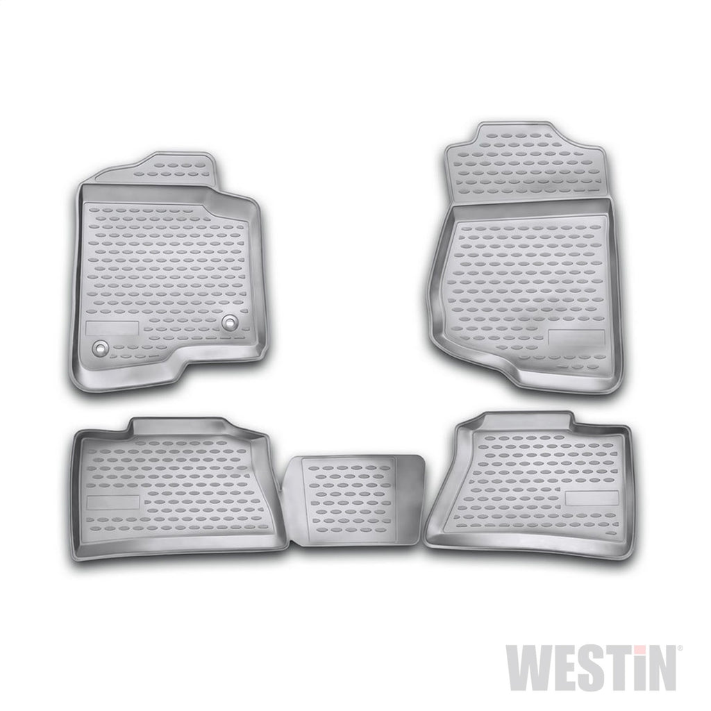2007-2013-Chevrolet-Silverado-15002500Hd3500Hd-Crew-Cab-Profile-Floor-Liners-4Pc---Black