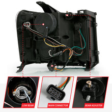 Load image into Gallery viewer, 2007-2013-Gmc-Sierra-1500-Projector-Headlight-Plank-Style-Chrome-W-Clear-Lens-Amber