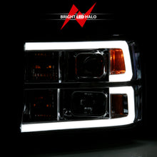 Load image into Gallery viewer, 2007-2013-Gmc-Sierra-1500-Projector-Headlight-Plank-Style-Chrome-W-Clear-Lens-Amber