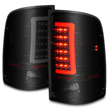 Load image into Gallery viewer, 2007-2013-Gmc-Sierra-Led-Tail-Lights-W-Light-Bar-Black-Housing-Smoke-Lens