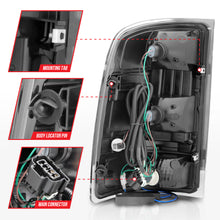 Load image into Gallery viewer, 2007-2013-Gmc-Sierra-Led-Tail-Lights-W-Light-Bar-Black-Housing-Smoke-Lens
