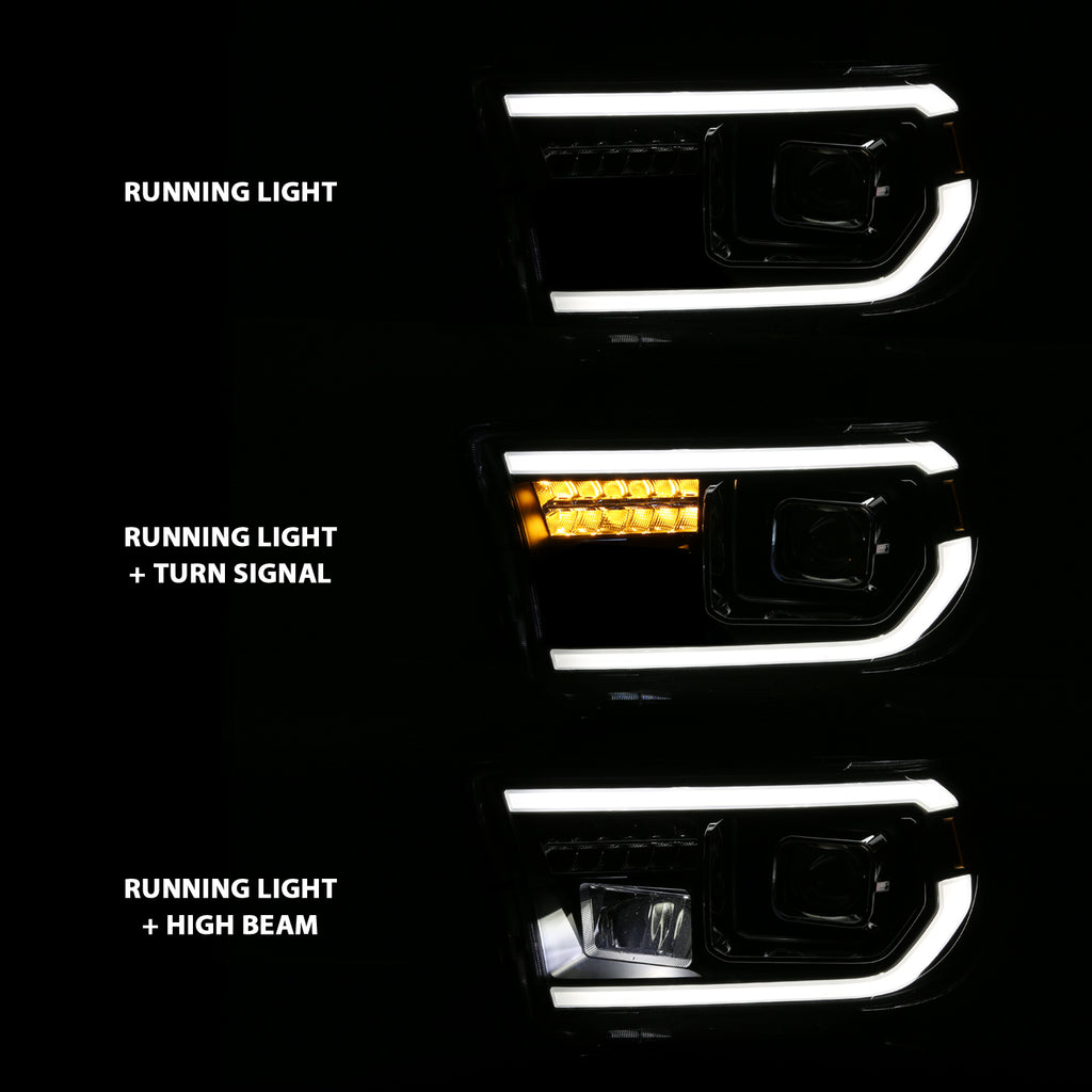 2007-2014-Toyota-Tundra-Projector-Light-Bar-H.L-Black-Amber(Led-High-Beam)-(Halogen-Version)