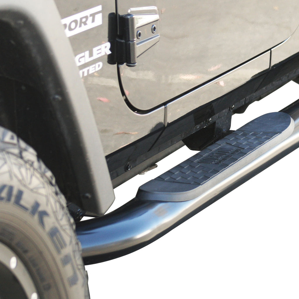 2007-2017-Jeep-Wrangler-2Dr-Platinum-4-Oval-Nerf-Step-Bars---Black