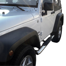 Load image into Gallery viewer, 2007-2017-Jeep-Wrangler-2Dr-Pro-Traxx-4-Oval-Nerf-Step-Bars---Ss