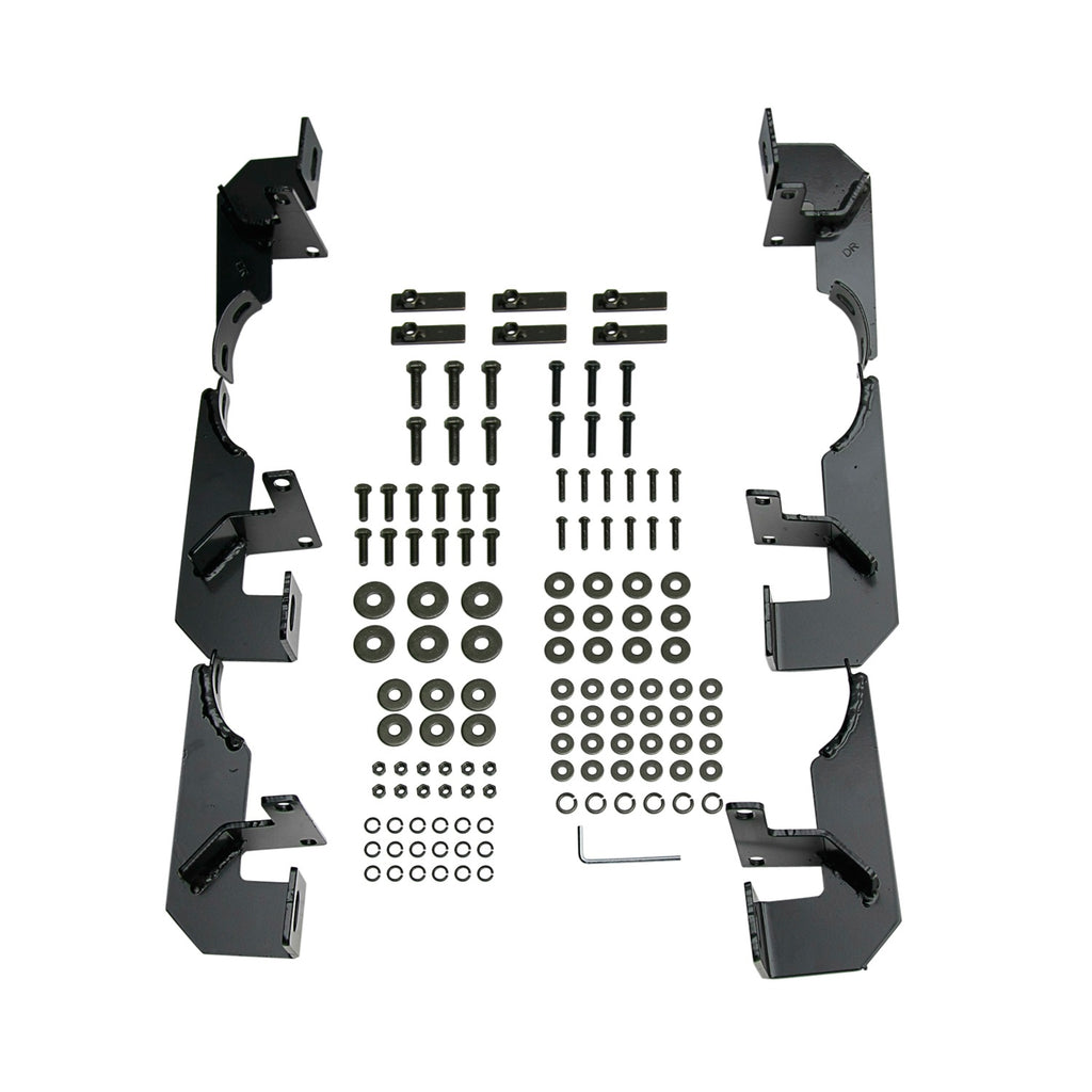 2007-2017-Jeep-Wrangler-Unlimited-4Dr-Platinum-4-Oval-Nerf-Step-Bars---Black