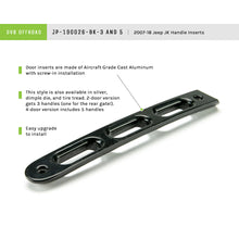 Load image into Gallery viewer, 2007-2018-Jeep-Jk-Black-Slot-Style-Door-Handle-Inserts---Set-Of-3