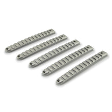 Load image into Gallery viewer, 2007-2018-Jeep-Jk-Silver-Rail-Style-Door-Handle-Inserts---Set-Of-5