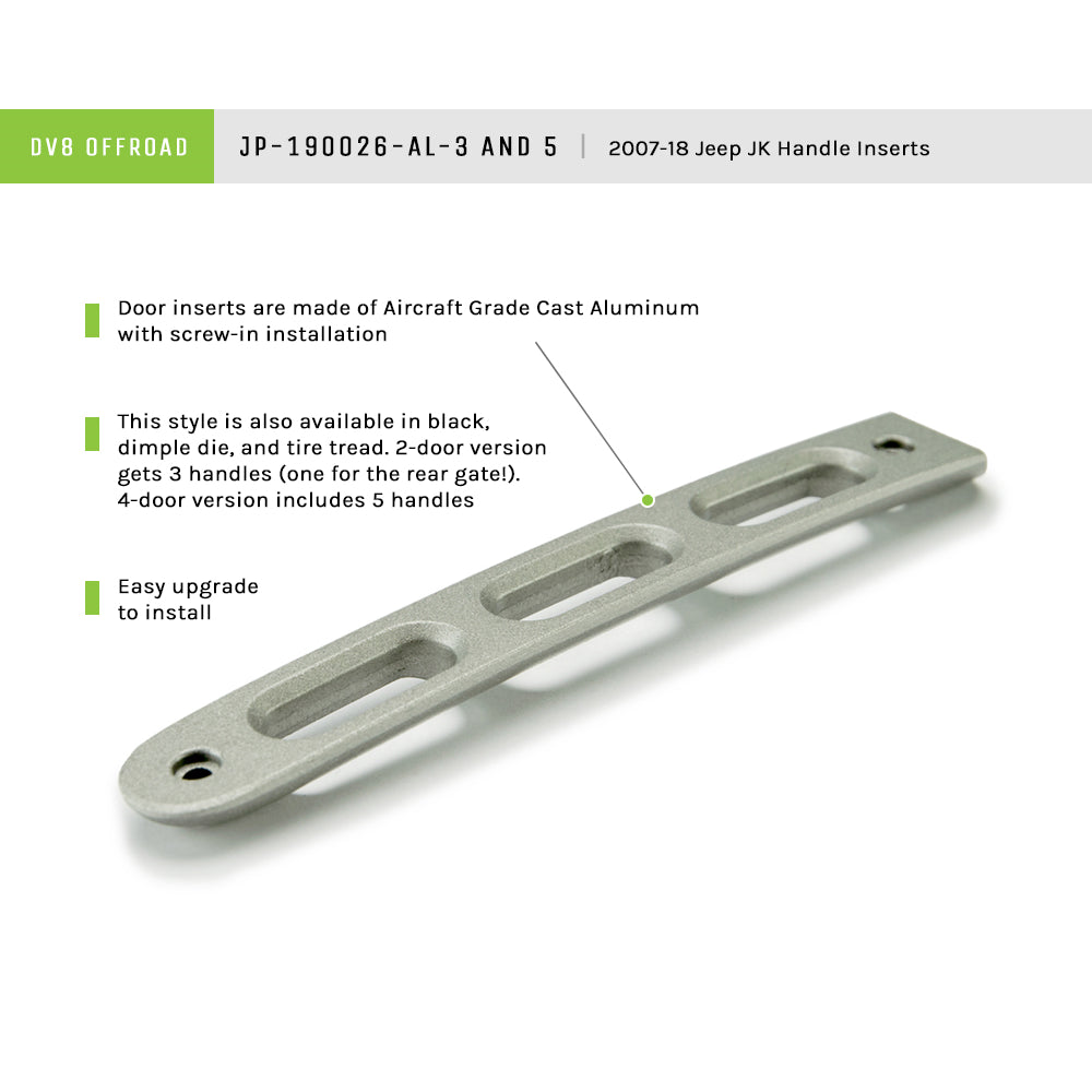 2007-2018-Jeep-Jk-Silver-Slot-Style-Door-Handle-Inserts---Set-Of-3