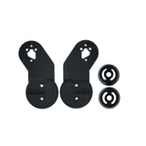 Rigid Industries 41646 2007-2018 Jeep Wrangler JK Reflect Side Mirror Door Mounts, Pair
