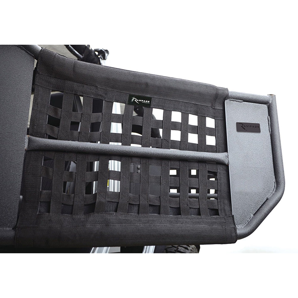 2007-2018-Jeep-Wrangler(Jk)-2-Door-Tube-Doors-With-Netting---Black
