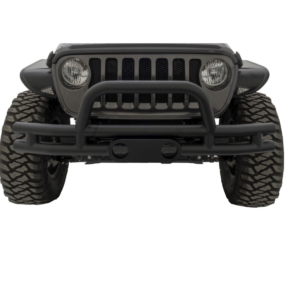 2007-2018-Jeep-Wrangler(Jk)-Double-Tube-Bumper-Front---Black