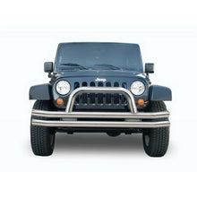 Load image into Gallery viewer, 2007-2018-Jeep-Wrangler(Jk)-Double-Tube-Bumper-Front---Stainless