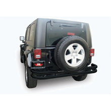 Load image into Gallery viewer, 2007-2018-Jeep-Wrangler(Jk)-Double-Tube-Rear-Bumper---Black