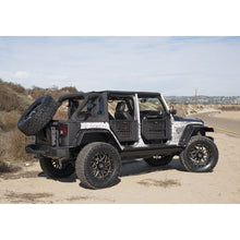 Load image into Gallery viewer, 2007-2018-Jeep-Wrangler(Jk)-Unlimited-4-Door-Trailview-Tonneau-Top---Black-Diamond