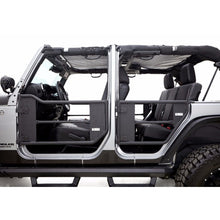 Load image into Gallery viewer, 2007-2018-Jeep-Wrangler(Jk)-Unlimited-4-Door-Tube-Doors-With-Netting---Black