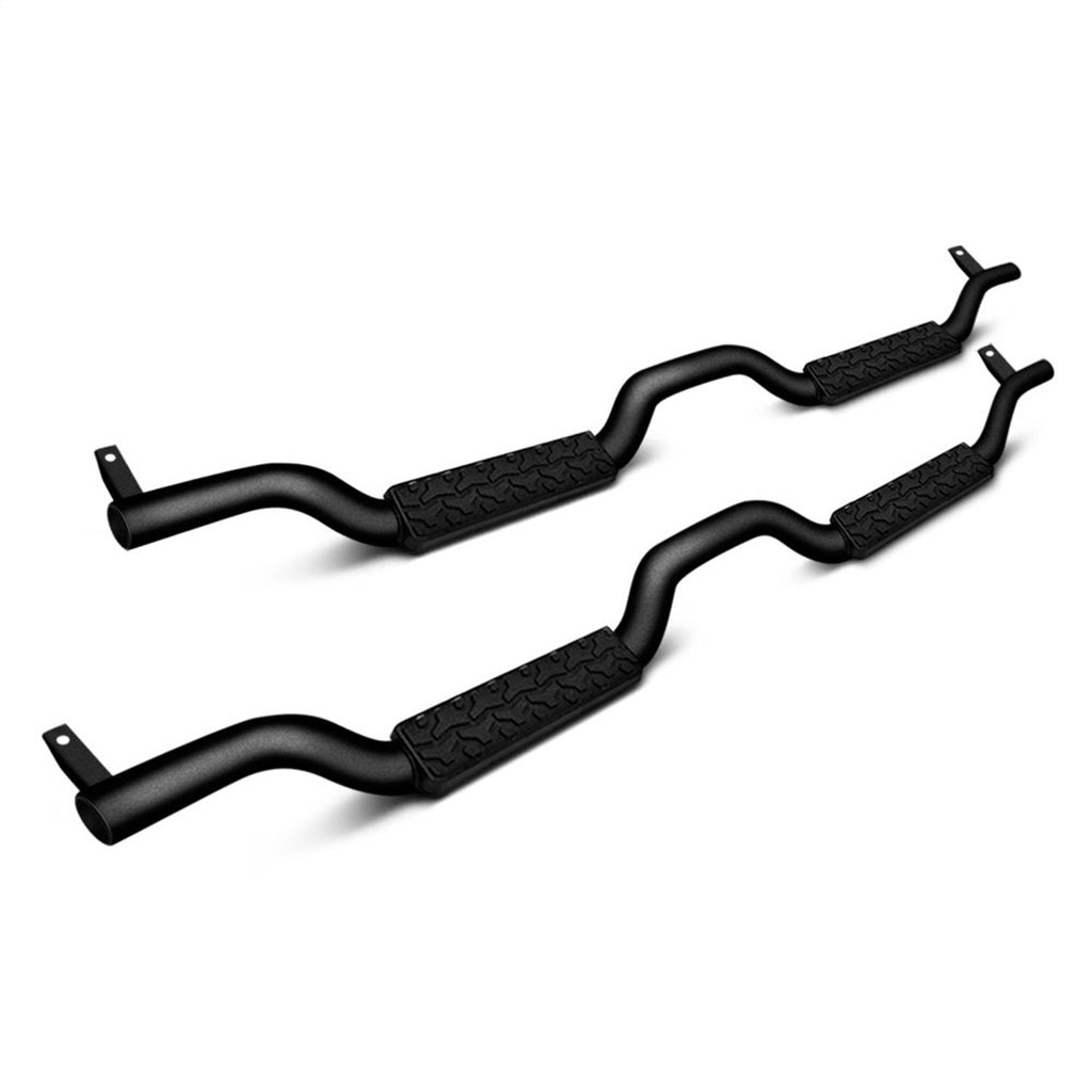 2007-2018-Jeep-Wrangler(Jk)-Unlimited-Side-Bar-Drop-Step-Slimline---Black