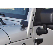 Load image into Gallery viewer, 2007-2018-Jeep-Wrangler(Jk)-Windshield-Hinge-Light-Bracket---Black