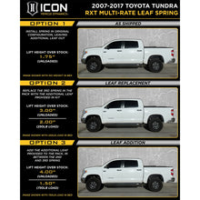 Load image into Gallery viewer, 2007-Toyota-Tundra-Multi-Rate-Rxt-Leaf-Pack-WAdd-In-Leaf