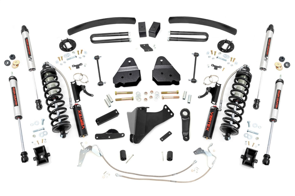Rough Country 59458 Coilover Conversion Lift Kit for Select Ford F-250 Super Duty, Ford F-350 Super Duty