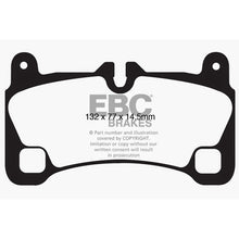 Load image into Gallery viewer, 2008-2009-Volkswagen-Touareg-3.6L-(2-Holes-At-Bottom-Of-Backplate)-Ultimax2-Rear-Brake-Pads