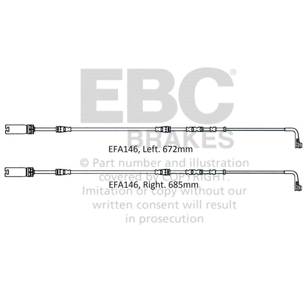 2008-2010-Bmw-M3-4.0L-(E90)-Front-Wear-Leads