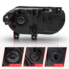 Load image into Gallery viewer, 2008-2014-Dodge-Challenger-Crystal-Headlights-Black