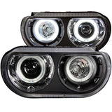 ANZO 121308 Projector Headlight Set w/Halo