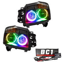Load image into Gallery viewer, 2008-2015-Nissan-Titan-Pre-Assembled-Led-Halo-Headlights