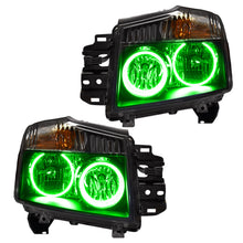 Load image into Gallery viewer, 2008-2015-Nissan-Titan-Pre-Assembled-Led-Halo-Headlights