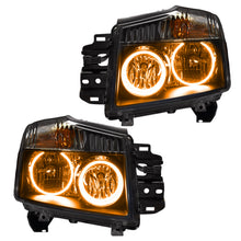 Load image into Gallery viewer, 2008-2015-Nissan-Titan-Pre-Assembled-Led-Halo-Headlights
