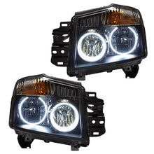 Load image into Gallery viewer, 2008-2015-Nissan-Titan-Pre-Assembled-Led-Halo-Headlights