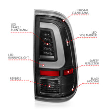 Load image into Gallery viewer, 2008-2016-Ford-F-250-Led-Taillights-Black-Housing-Clear-Lens-(Pair)