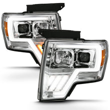Load image into Gallery viewer, 2009-2013-Ford-F-150-Projector-Light-Bar-G4-Switchback-H.L.-Chrome-Amber