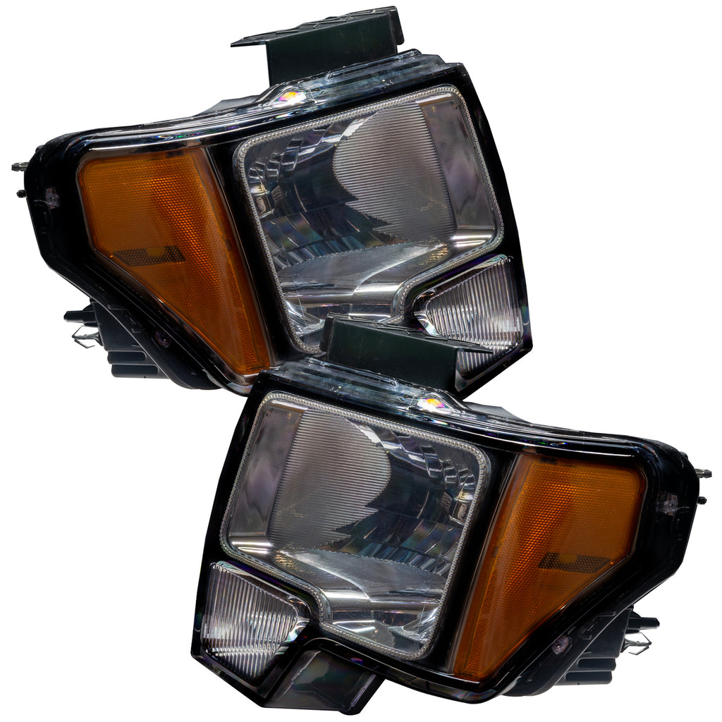 2009-2014-Ford-F-150-Pre-Assembled-Led-Halo-Headlights---(Black-Housing)
