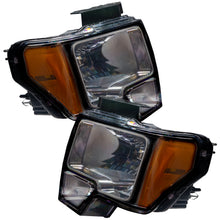 Load image into Gallery viewer, 2009-2014-Ford-F-150-Pre-Assembled-Led-Halo-Headlights---(Black-Housing)