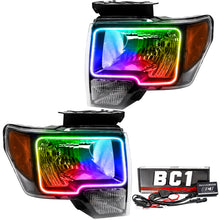 Load image into Gallery viewer, 2009-2014-Ford-F-150-Pre-Assembled-Led-Halo-Headlights---(Chrome-Housing)