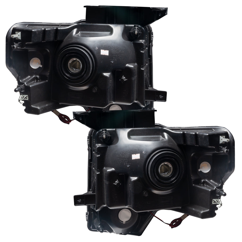 2009-2014-Ford-F-150-Pre-Assembled-Led-Halo-Headlights---(Chrome-Housing)