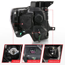 Load image into Gallery viewer, 2009-2014-Ford-F-150-Projector-Headlight-Chrome-Amber