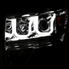 Load image into Gallery viewer, 2009-2014-Ford-F-150-Projector-Headlights-W-U-Bar-Chrome-Amber-(Hid-Type)-(Without-Hid-Kit)
