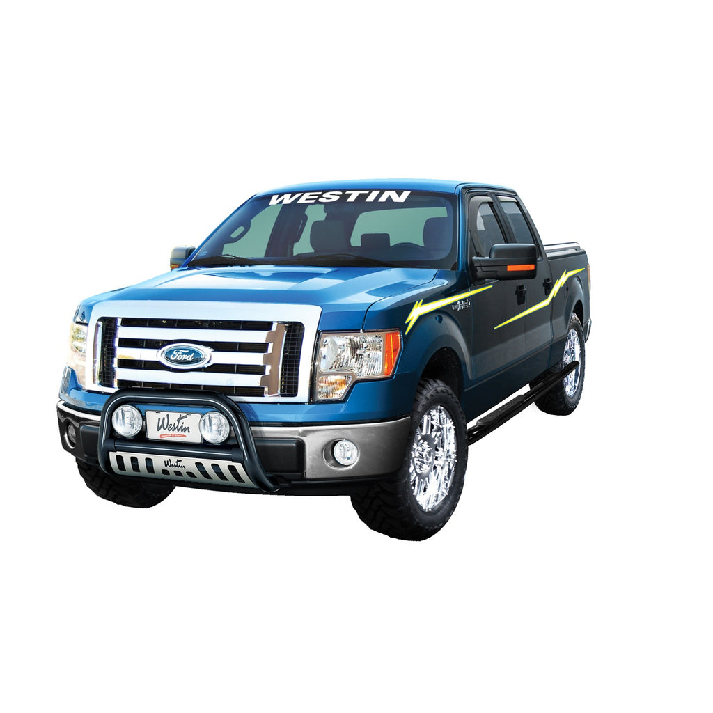 2009-2014-Ford-F-150-Supercrew-Wade-In-Channel-Wind-Deflector-4Pc---Smoke