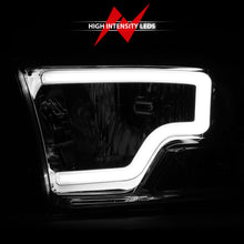 Load image into Gallery viewer, 2009-2018-Dodge-Ram-1500-2500-3500-Crystal-Headlights-W-Light-Bar-Chrome-Housing