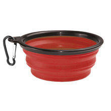 Load image into Gallery viewer, KUMA 200-KM-CSB-RB Collapsible Silicone Bowl (1L) - Red/Black