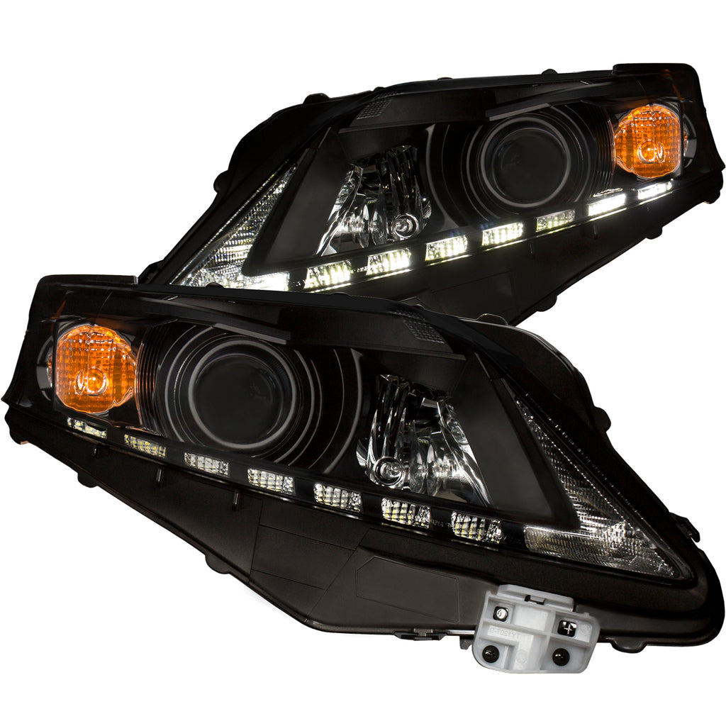 2010-2012-Lexus-Rx350-Projector-Headlights-W-U-Bar-Black