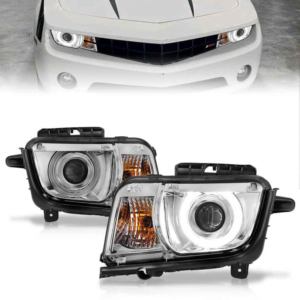 2010-2013-Chevrolet-Camaro-Projector-Headlights-W-Halo-Chrome-(Ccfl)