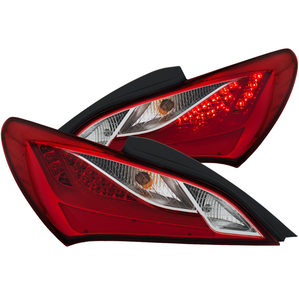 2010-2013-Hyundai-Genesis-Led-Taillights-RedClear