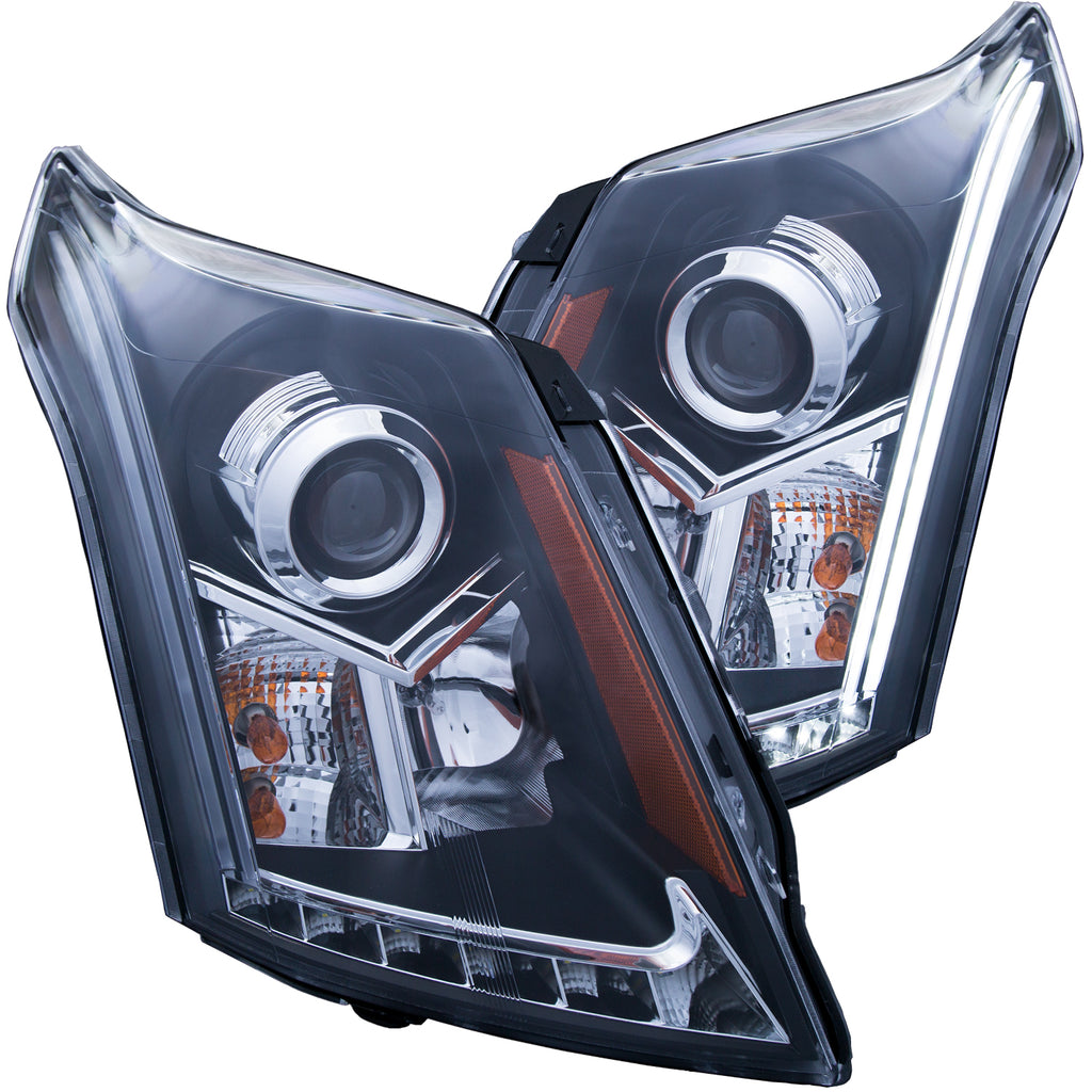 2010-2015-Cadillac-Srx-Projector-Headlights-W-Plank-Style-Design-Black