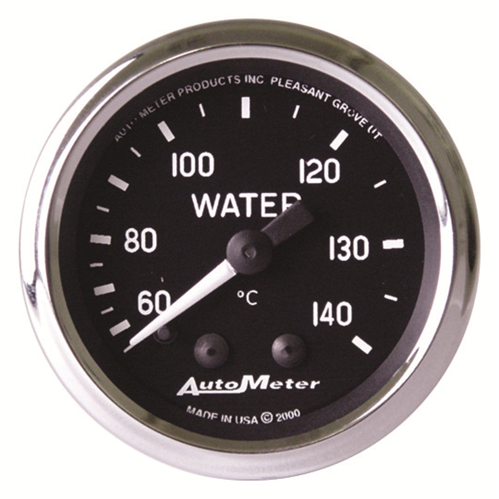 AutoMeter 201007 GAUGE, WATER TEMP, 2 1/16", 60-140?C, MECHANICAL, COBRA