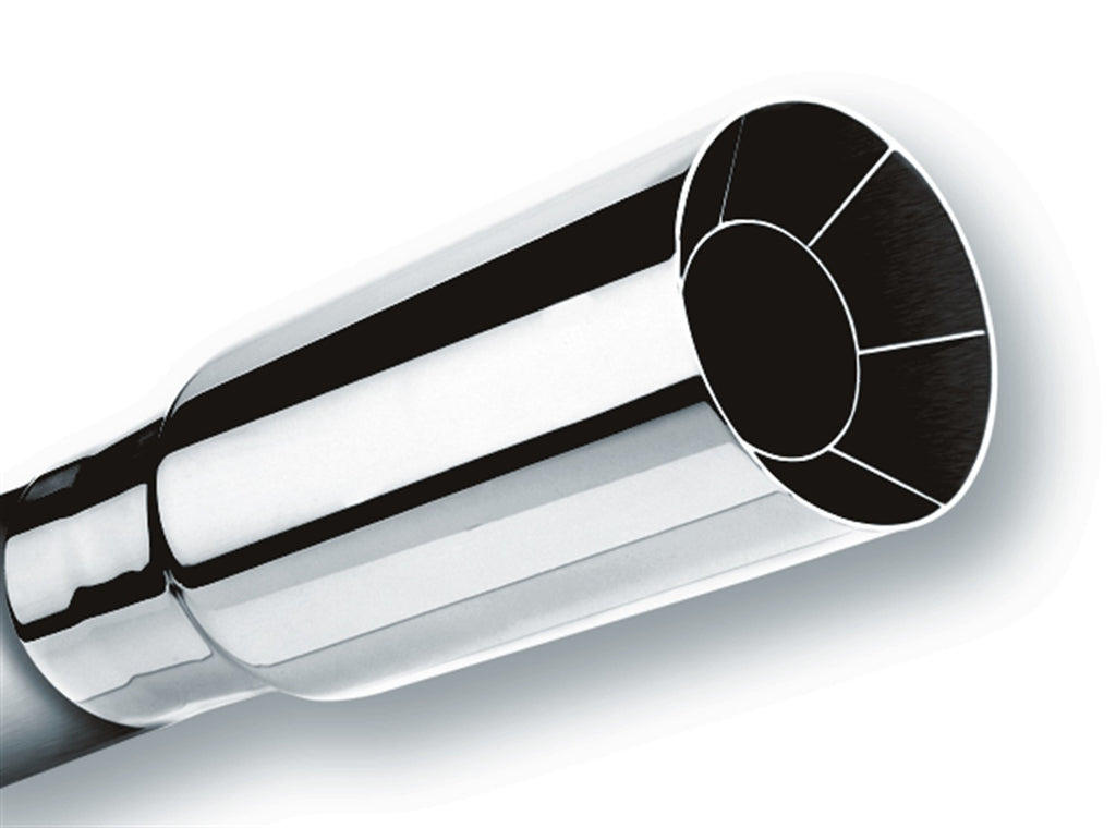 Borla 20103 Universal Exhaust Tip - Single Round